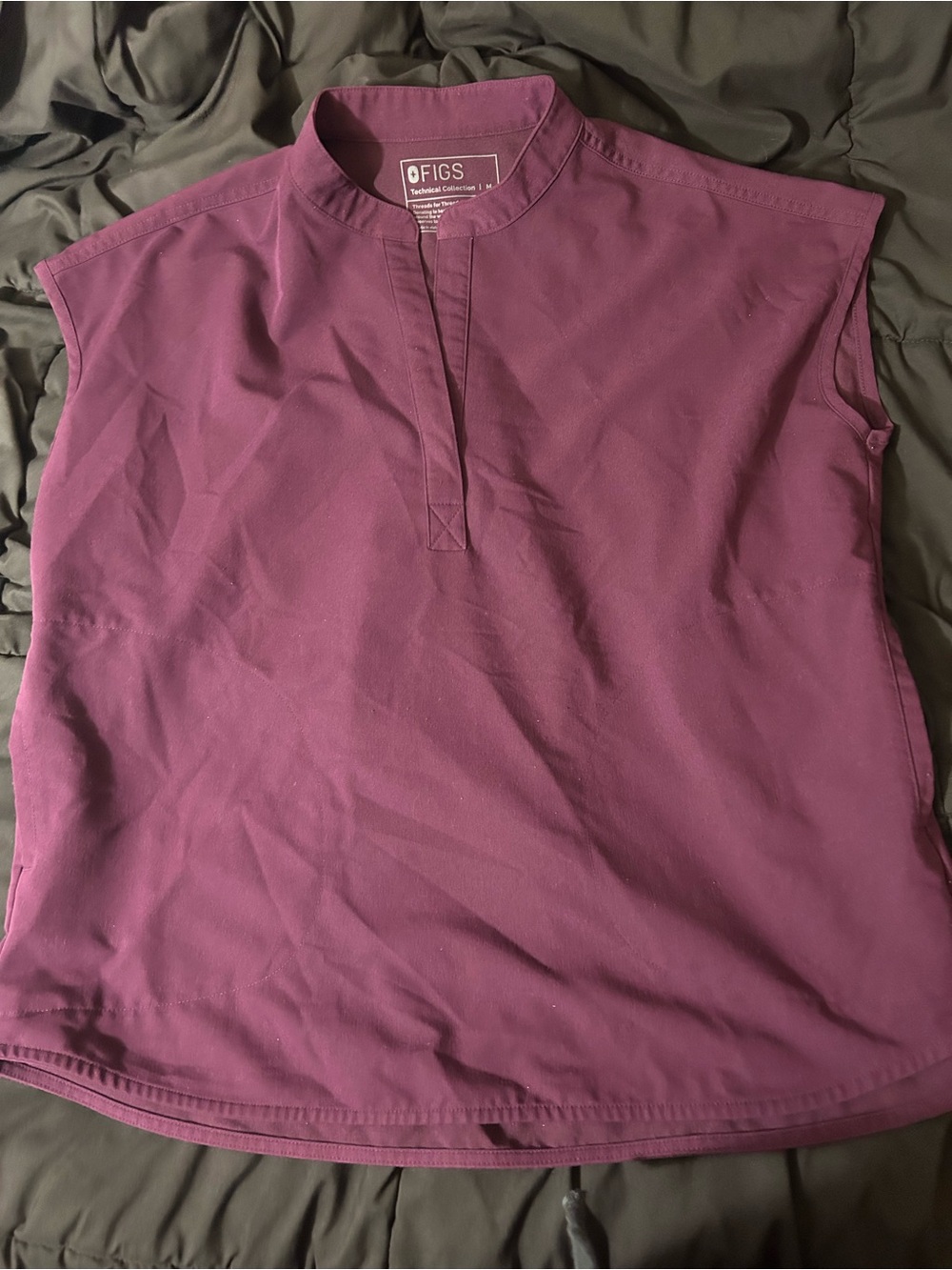 USED FIGS scrub set. Medium Rafaela , MP high waisted joggers in Deep purple